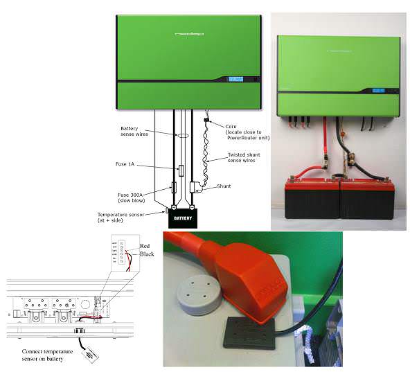 câblage batterie